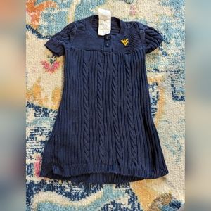 WVU sweater dress 18m